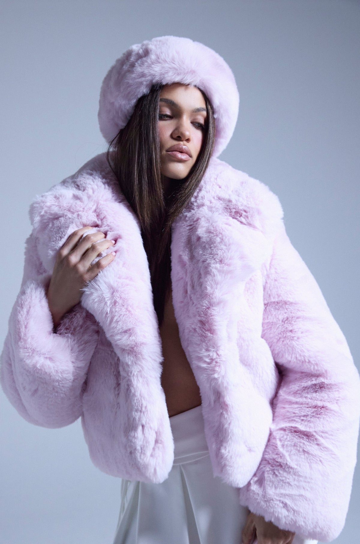 BBGIRL FAUX FUR COAT