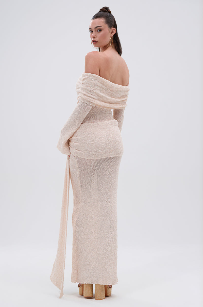 IN YOUR DREAMS KNIT MAXI DRESS