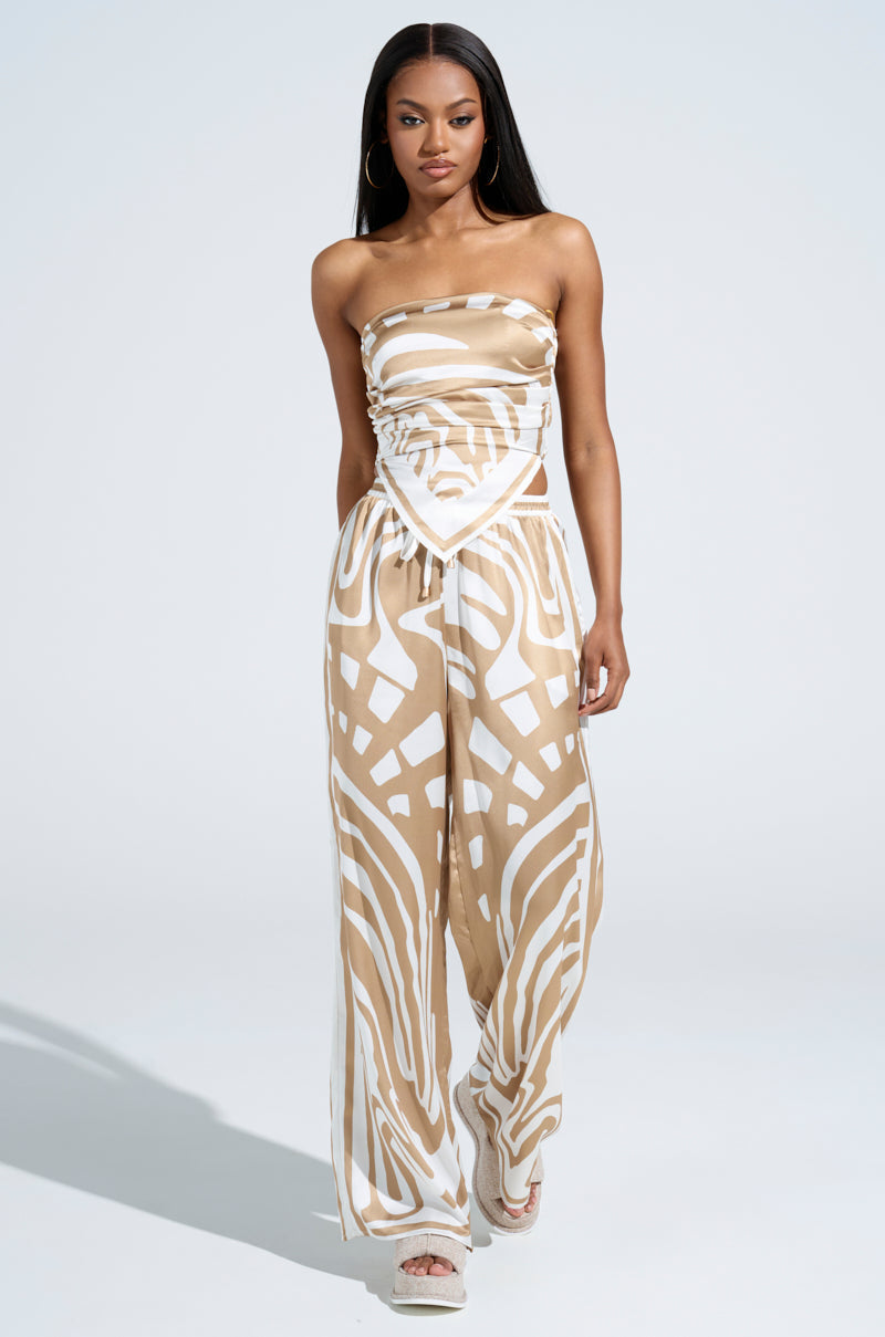 LOTS OF LOVE SATIN PALAZZO PANT