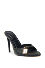 AZALEA WANG CHUG CAMO SANDAL