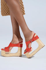 AZALEA WANG COPSE ORANGE SANDAL