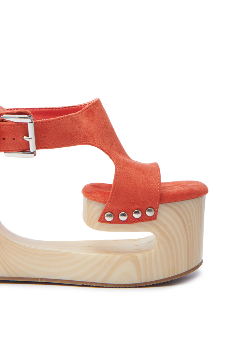 AZALEA WANG COPSE ORANGE SANDAL