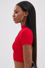 HEART YOU TEE IN RED