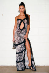 I BITE BACK PRINTED MAXI DRESS