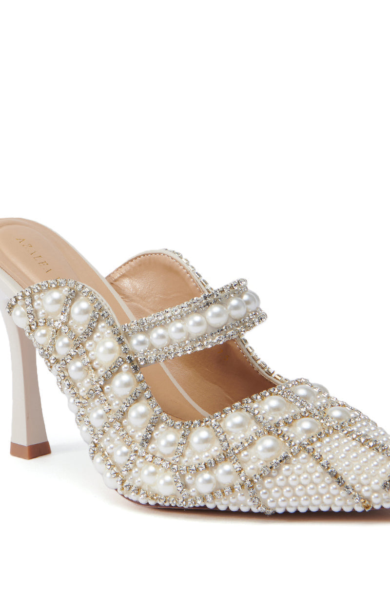 AZALEA WANG ENYA SILVER PUMP