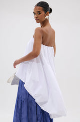 OFF THE SHOULDER HI-LOW TOP