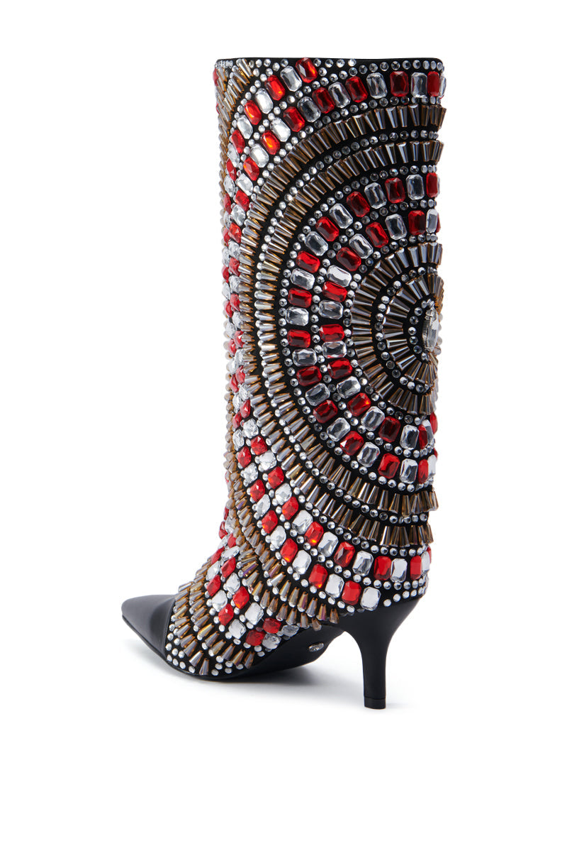 AZALEA WANG FARLEY EMBELLISHED BOOT