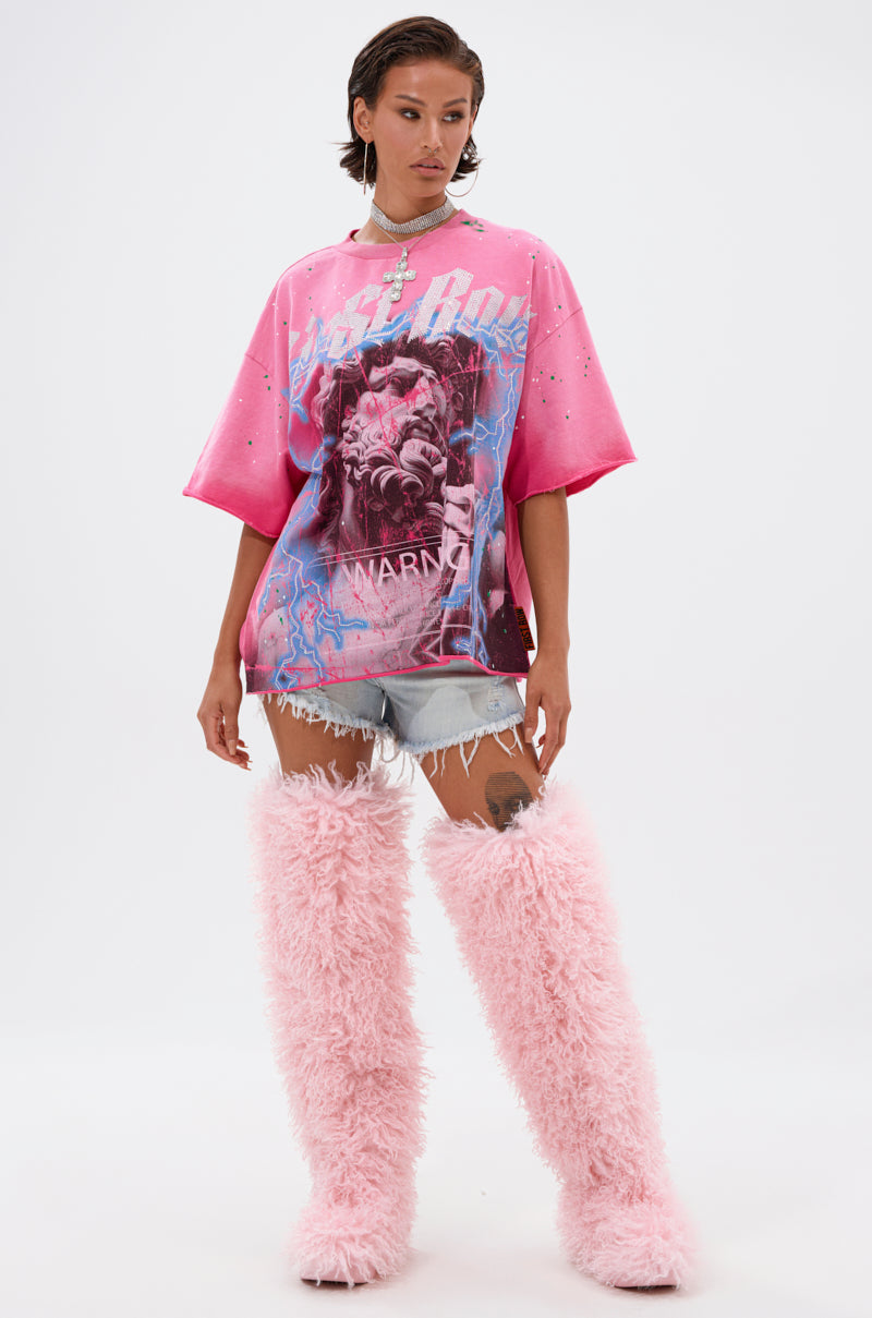 FADE INTO BLACK OVERSIZED TEE