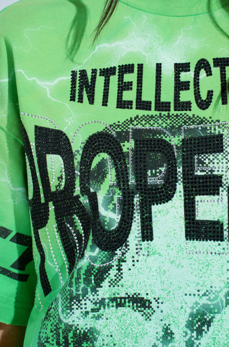 INTELLECTUAL PROPERTY GRAPHIC TEE