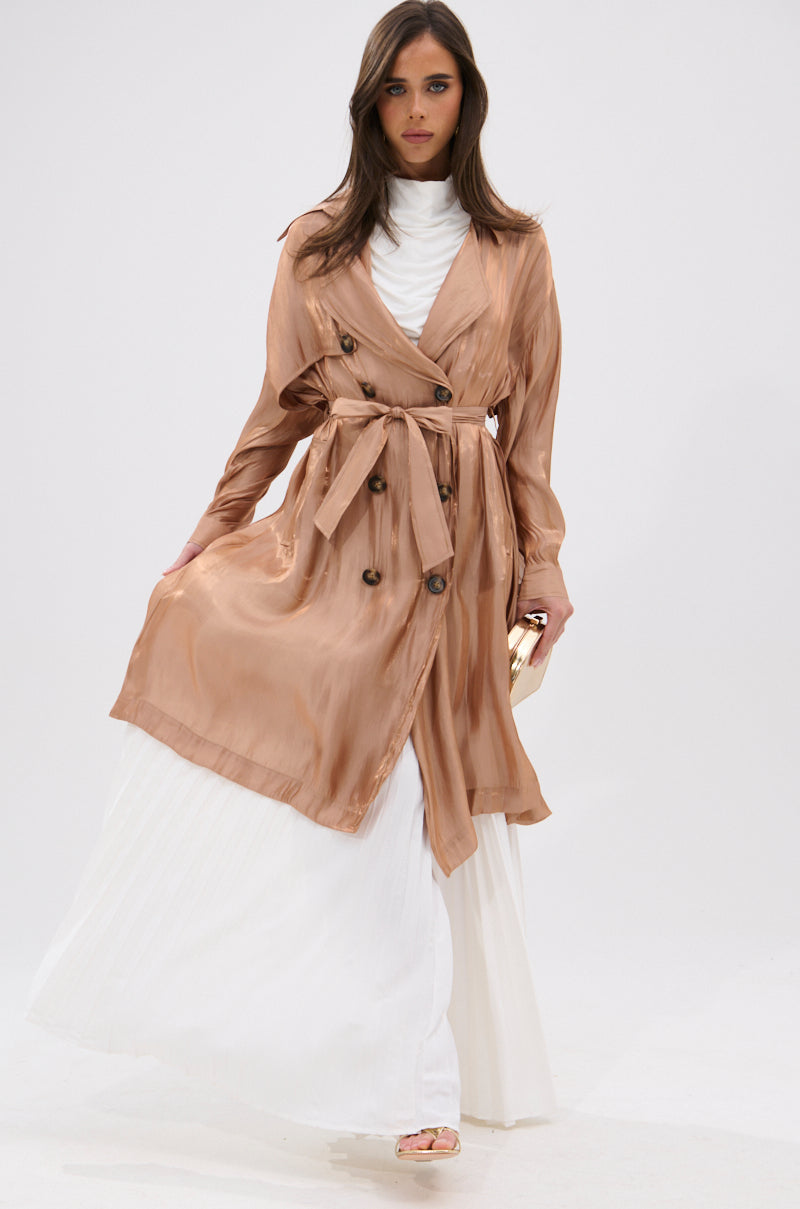 DAY TO NIGHT ORGANZA TRENCH