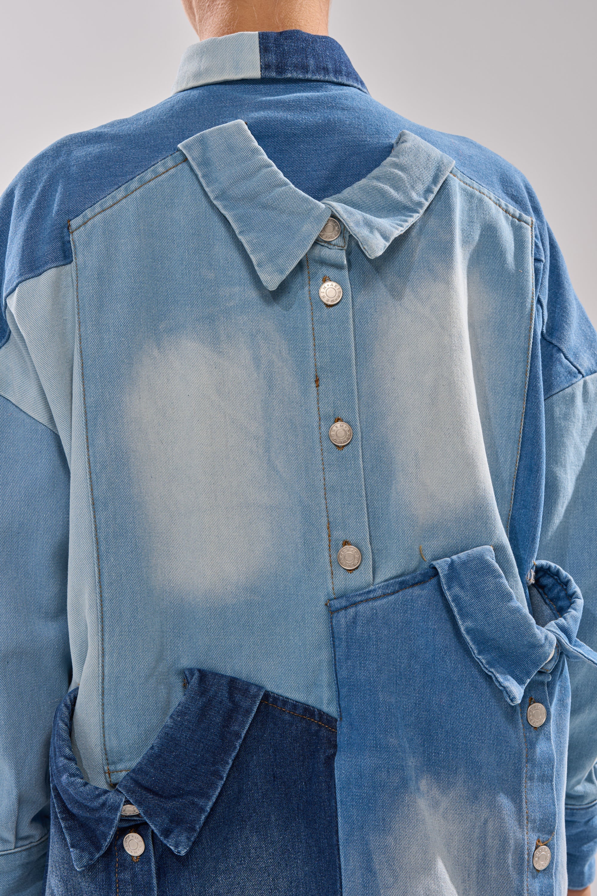 MONDAY BLUES DENIM MINI DRESS
