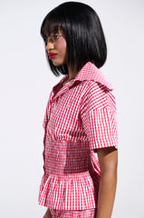 PICNIC TIME RUFFLE TOP