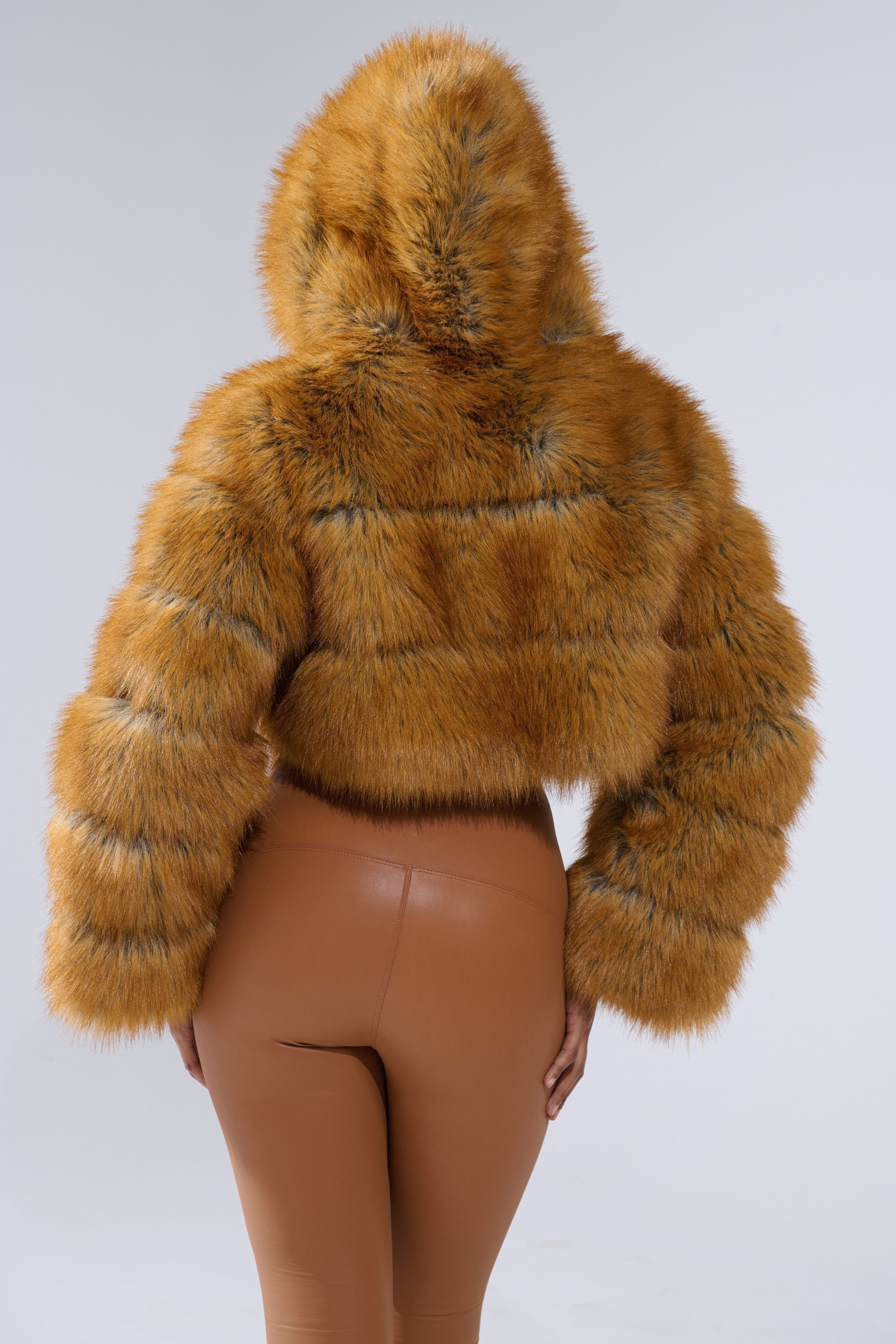 BREAK THE BANK HOODED FAUX FUR