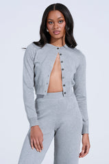 COZY LUXE CREW NECK CARDIGAN