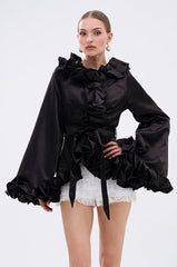 GARDEN PARTY WRAP BLAZER