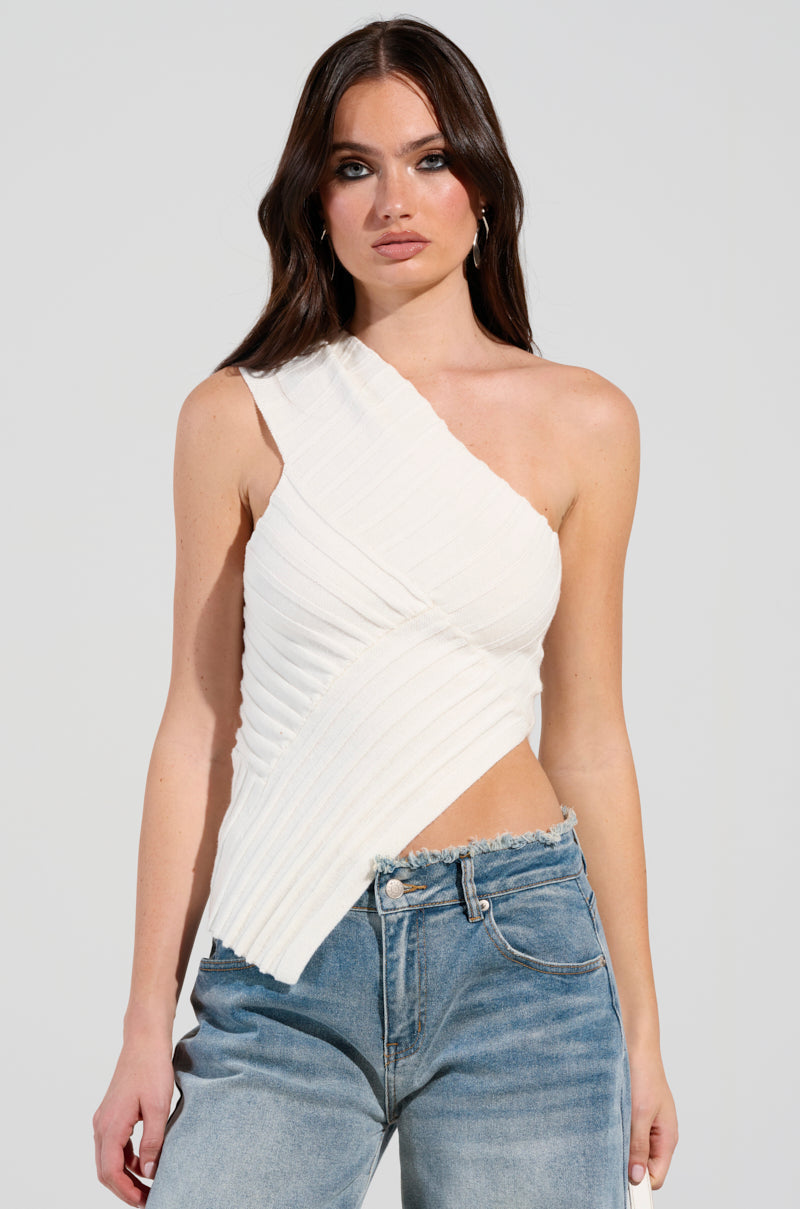HONEY PLZ SWEATER TANK TOP