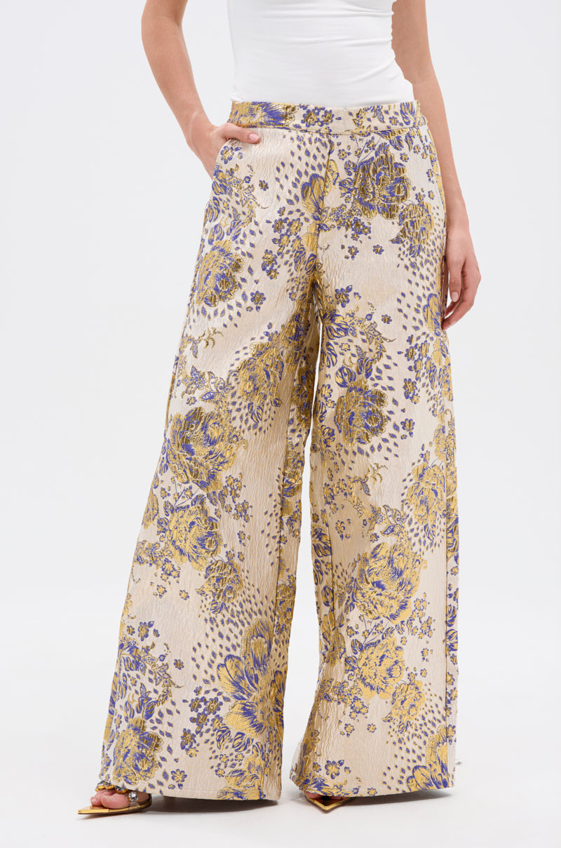 GOLDIE BROCADE TROUSER