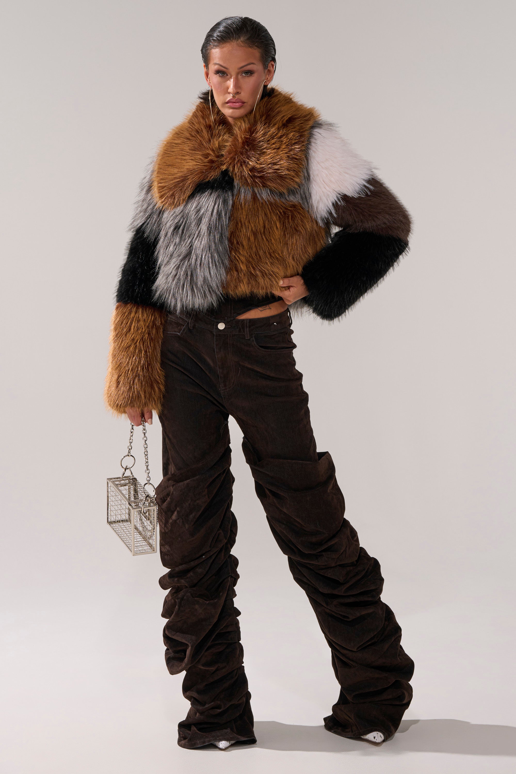 OH BABY VELVET DENIM PANT