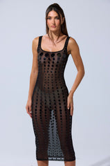 ROUND OF APPLAUSE MIDI DRESS