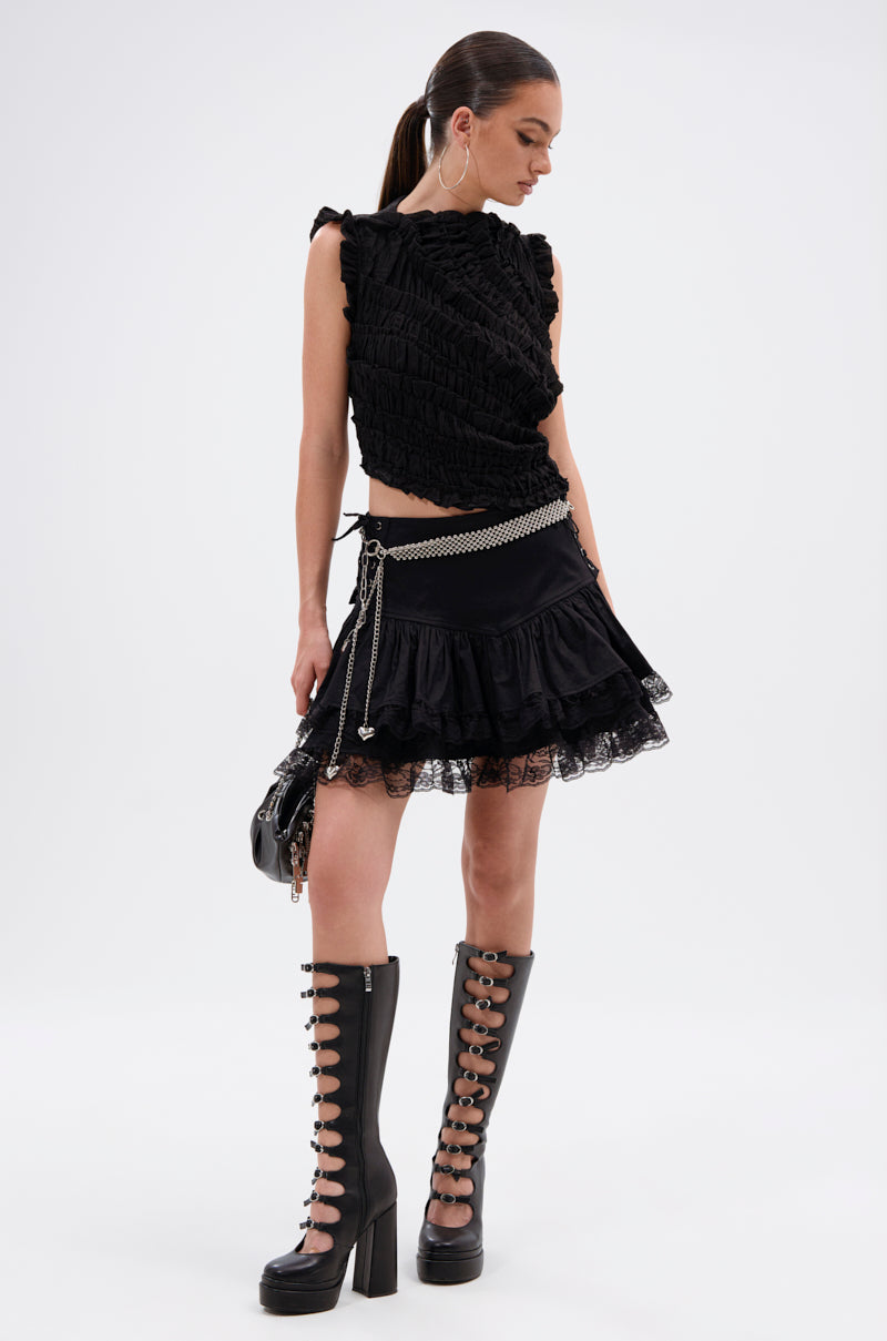 FOREVER AND ALWAYS MINI SKIRT