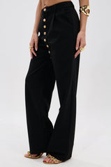 BUTTONED UP STRAIGHT LEG PANT