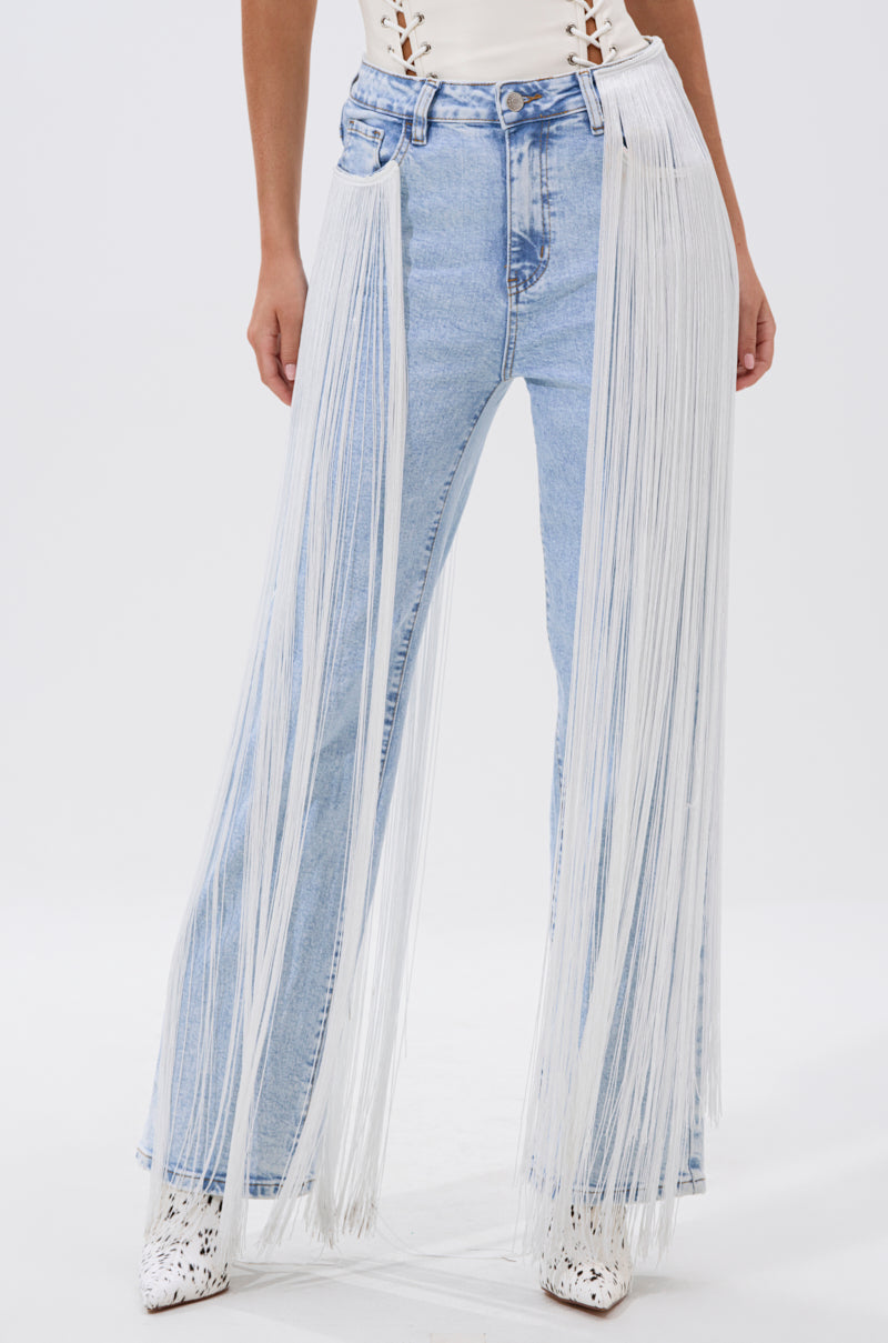 FLYING AWAY FRINGE DENIM