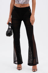 OH SO SEXY MESH FLARE LEGGING