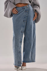 COVERED UP RELAXED DENIM PANT