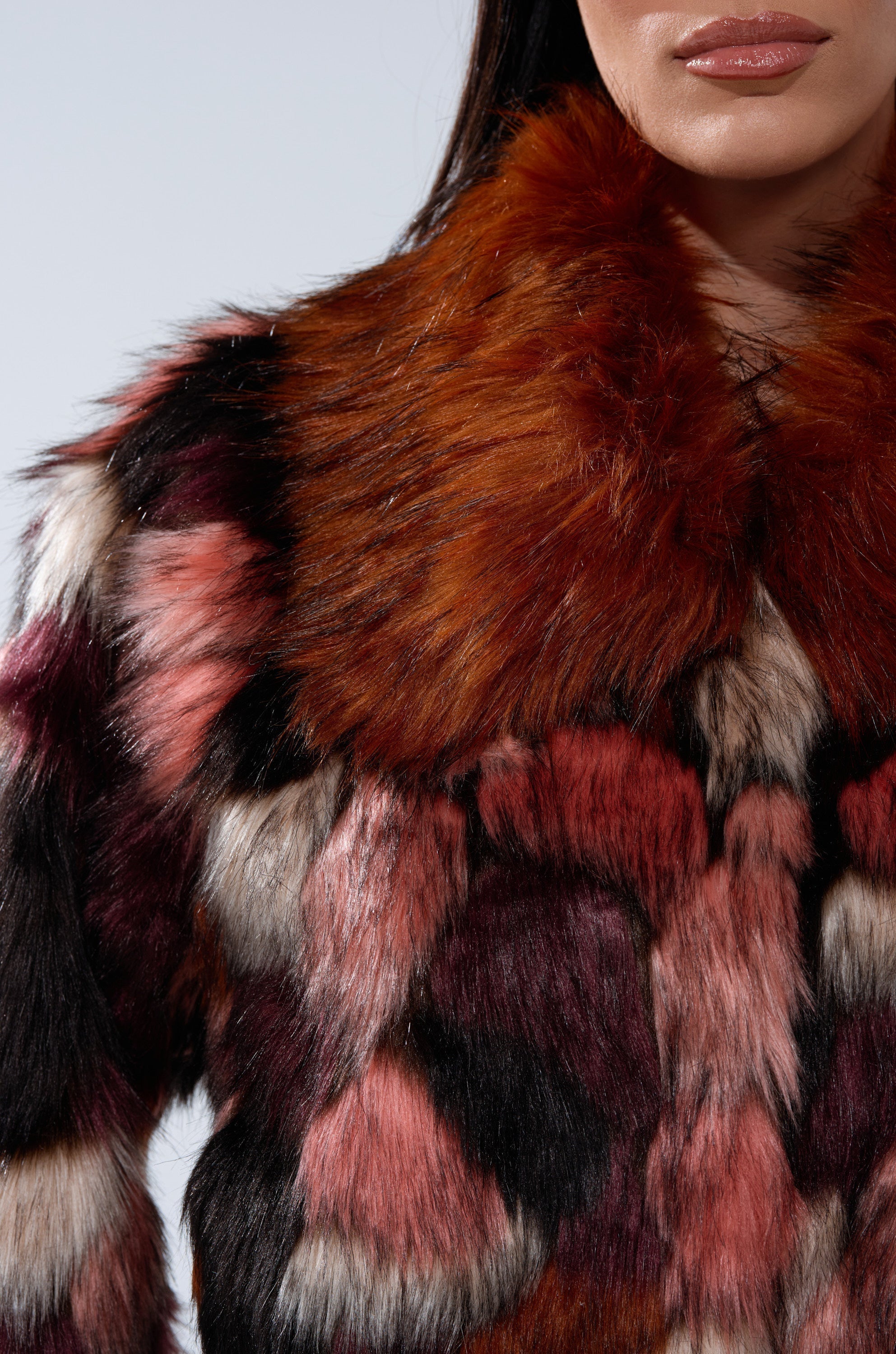 DELTA FAUX FUR COAT