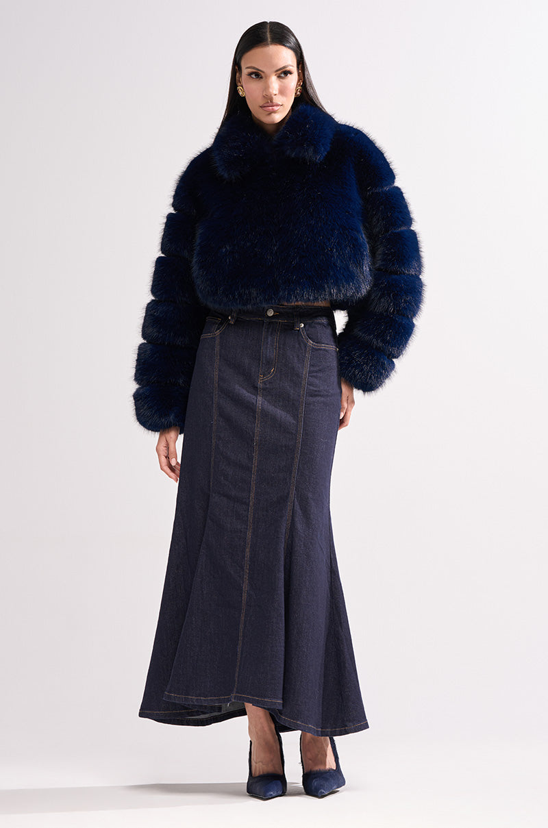 KEIKO FAUX FUR COAT
