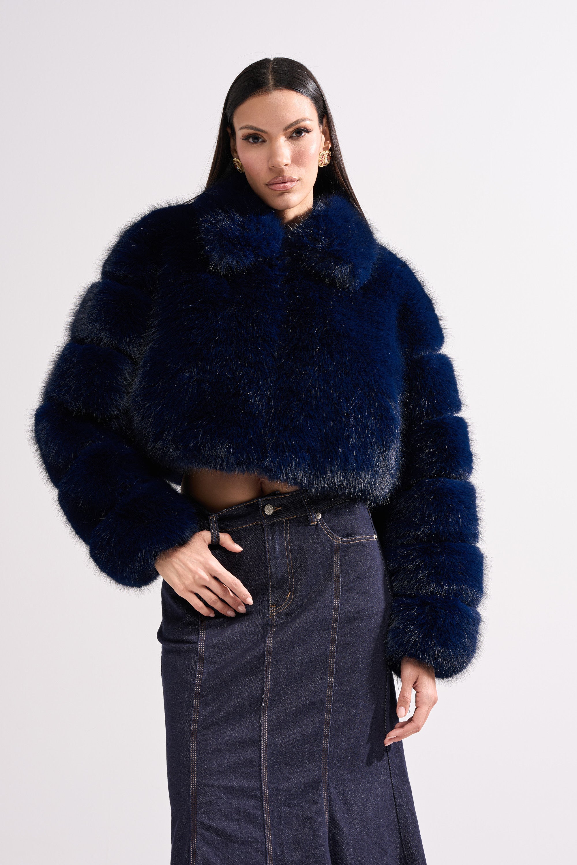 KEIKO FAUX FUR COAT