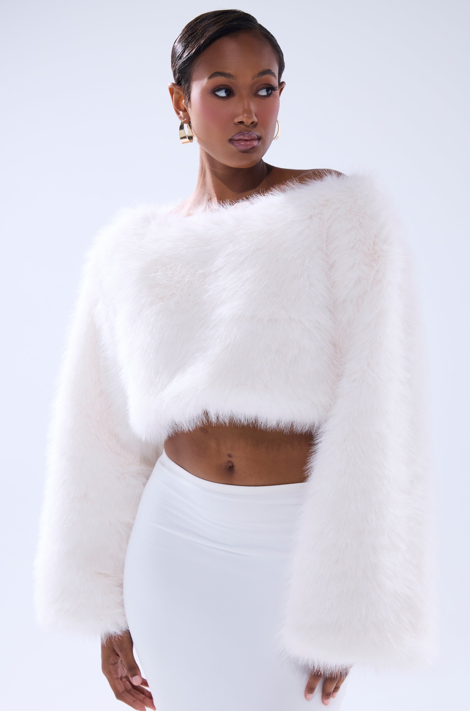 COMFY COZY CROPPED SWEATER