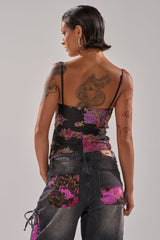 LETS PARTY BROCADE CORSET