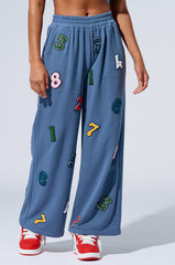 COUNT IT UP! WIDE LEG JOGGER