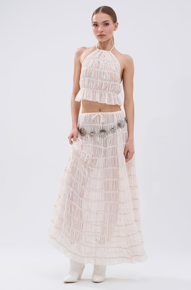 JUST KEEP GOIN MAXI SKIRT