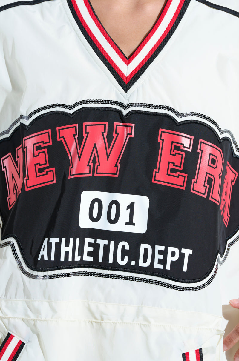 NO BIGGIE OVERSIZED NYLON SWEATSHIRT
