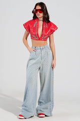 PROTECT YOUR ENERGY STATEMENT BLOUSE