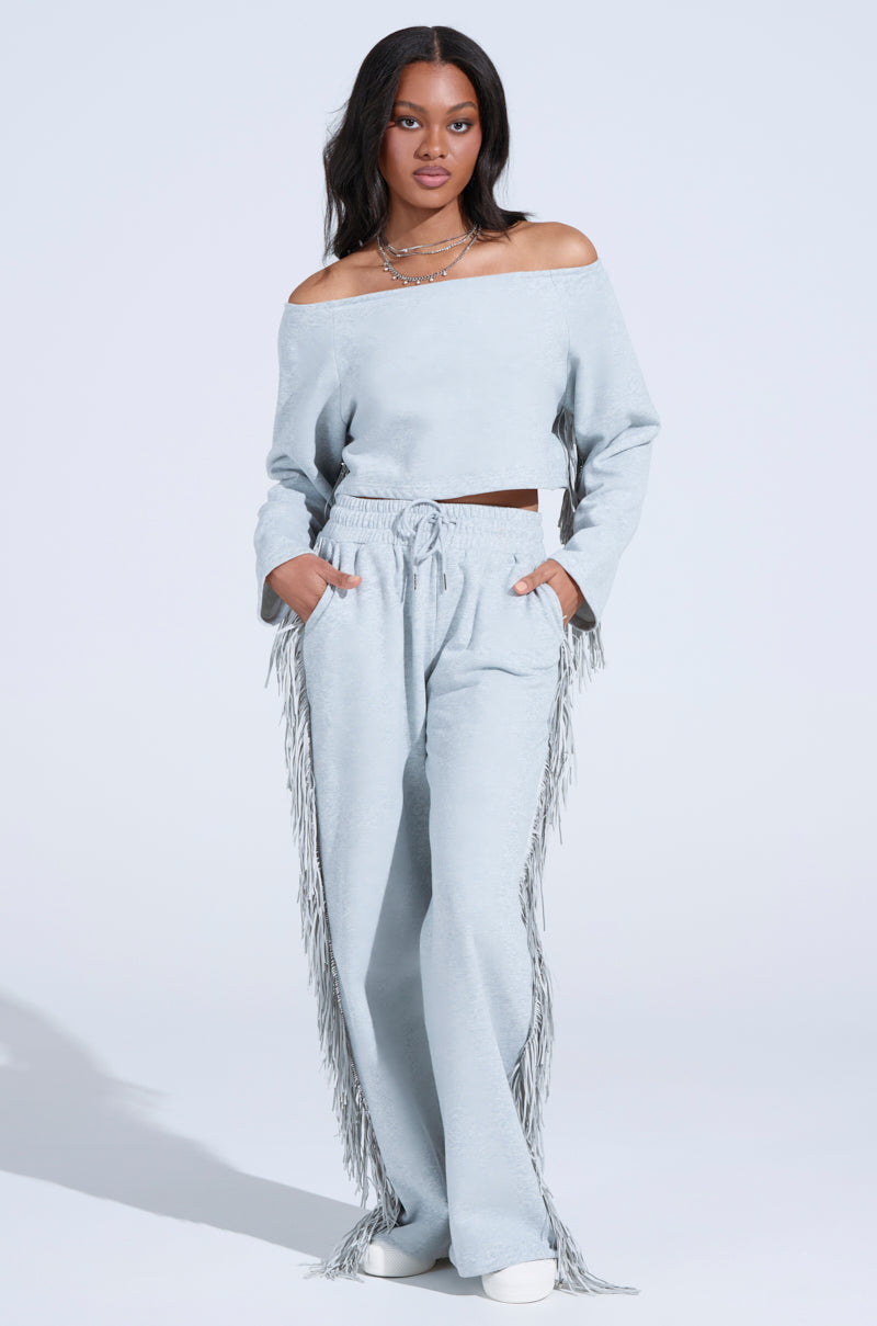 BRINGING IT BACK WIDE LEG JOGGER
