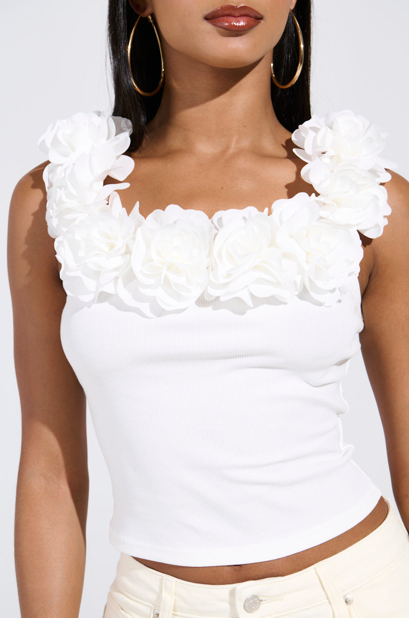 AURA FLORAL TANK TOP