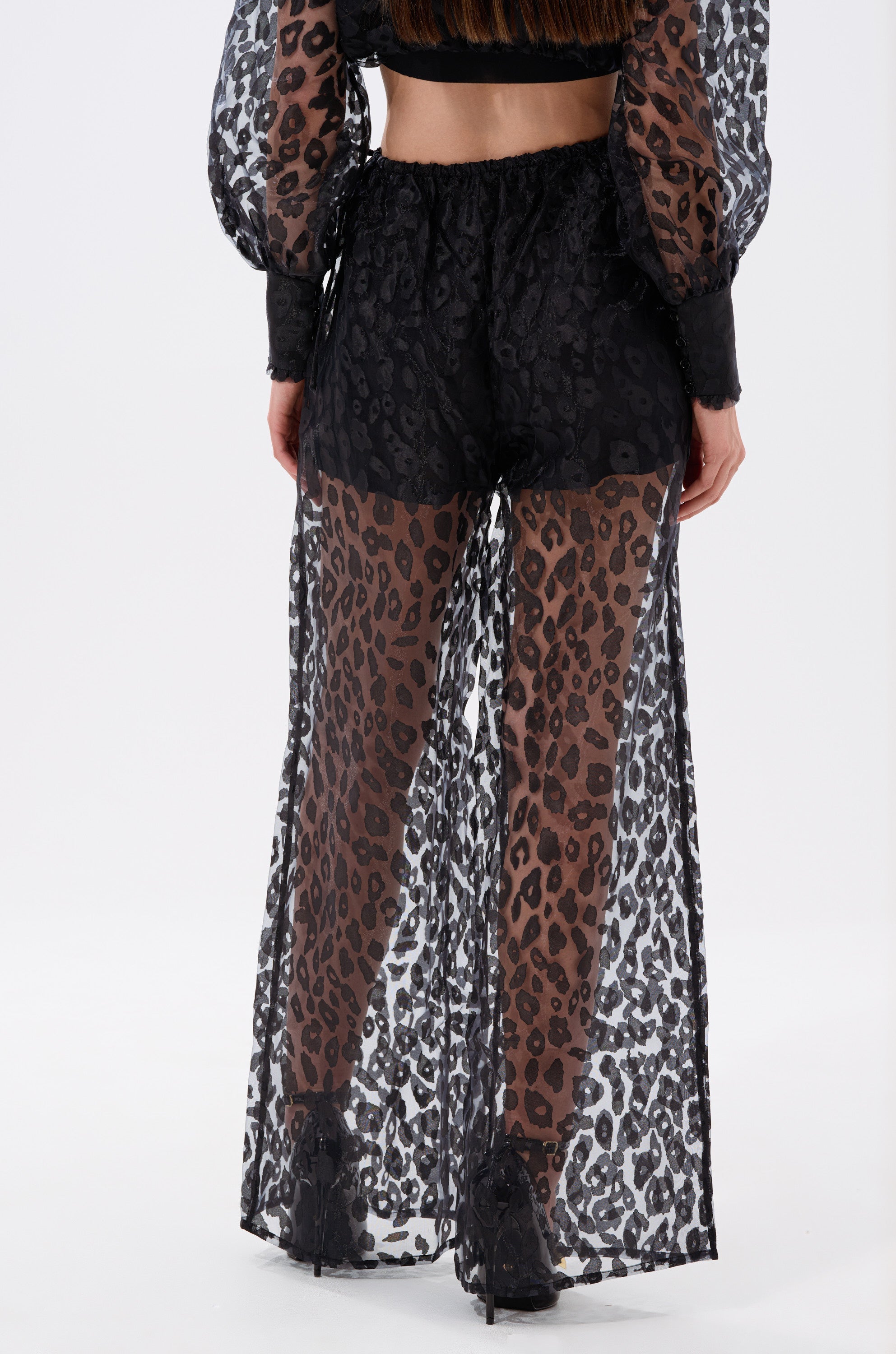 CHEETAH SISTA PALAZZO PANT