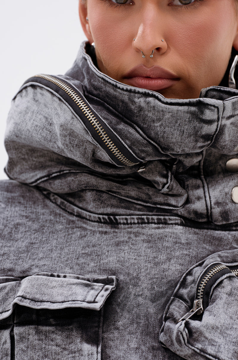 MODEL BEHAVIOR DENIM TOP