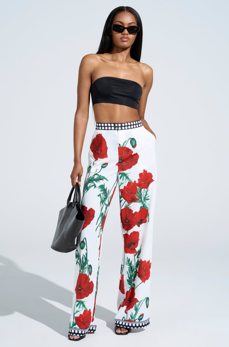 BELLADONNA PRINT PALAZZO PANTS
