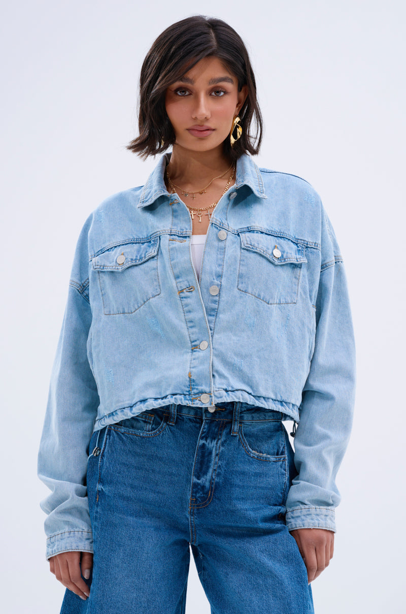 IGGY ADJUSTABLE DENIM JACKET