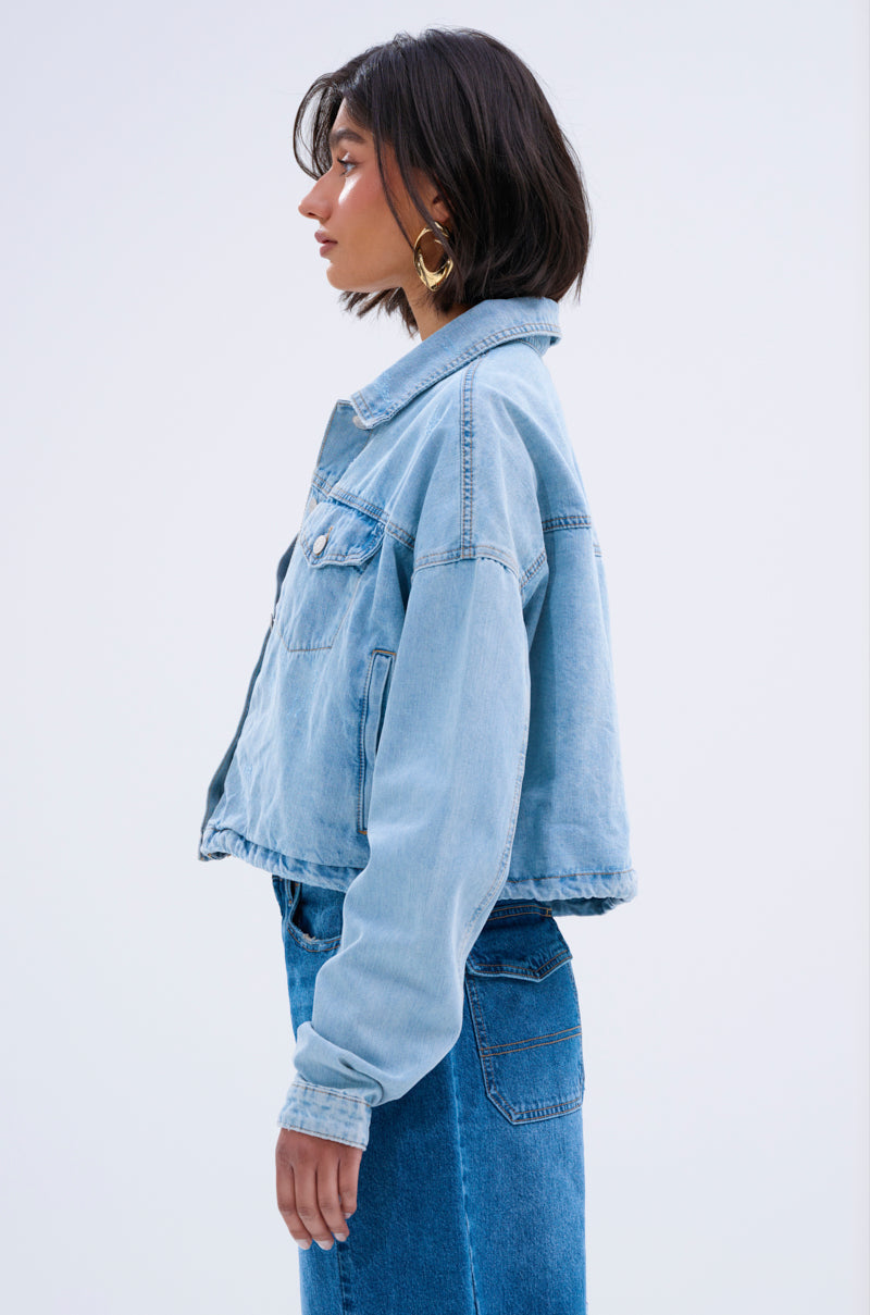 IGGY ADJUSTABLE DENIM JACKET