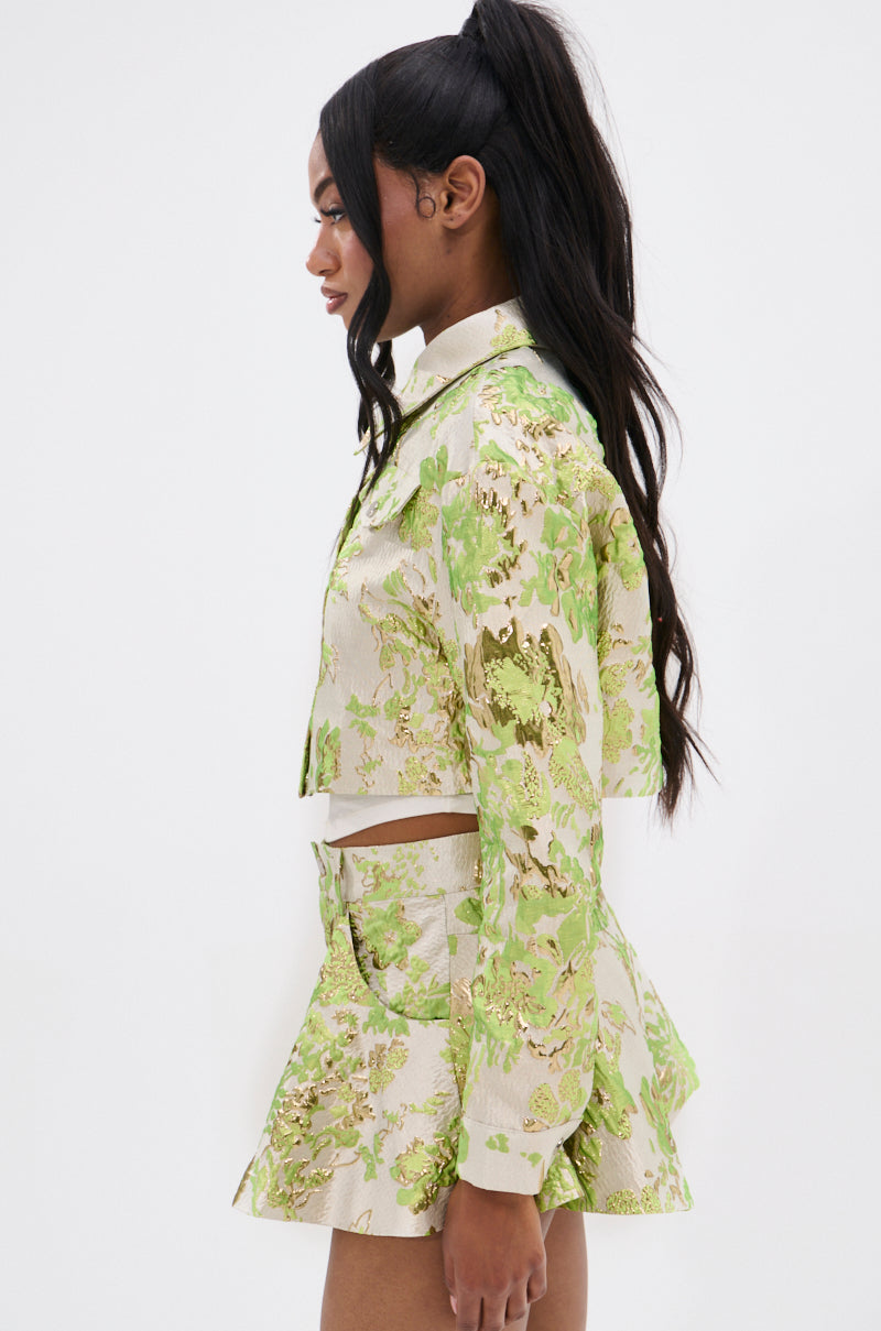 HOT SHOT BROCADE BOMBER