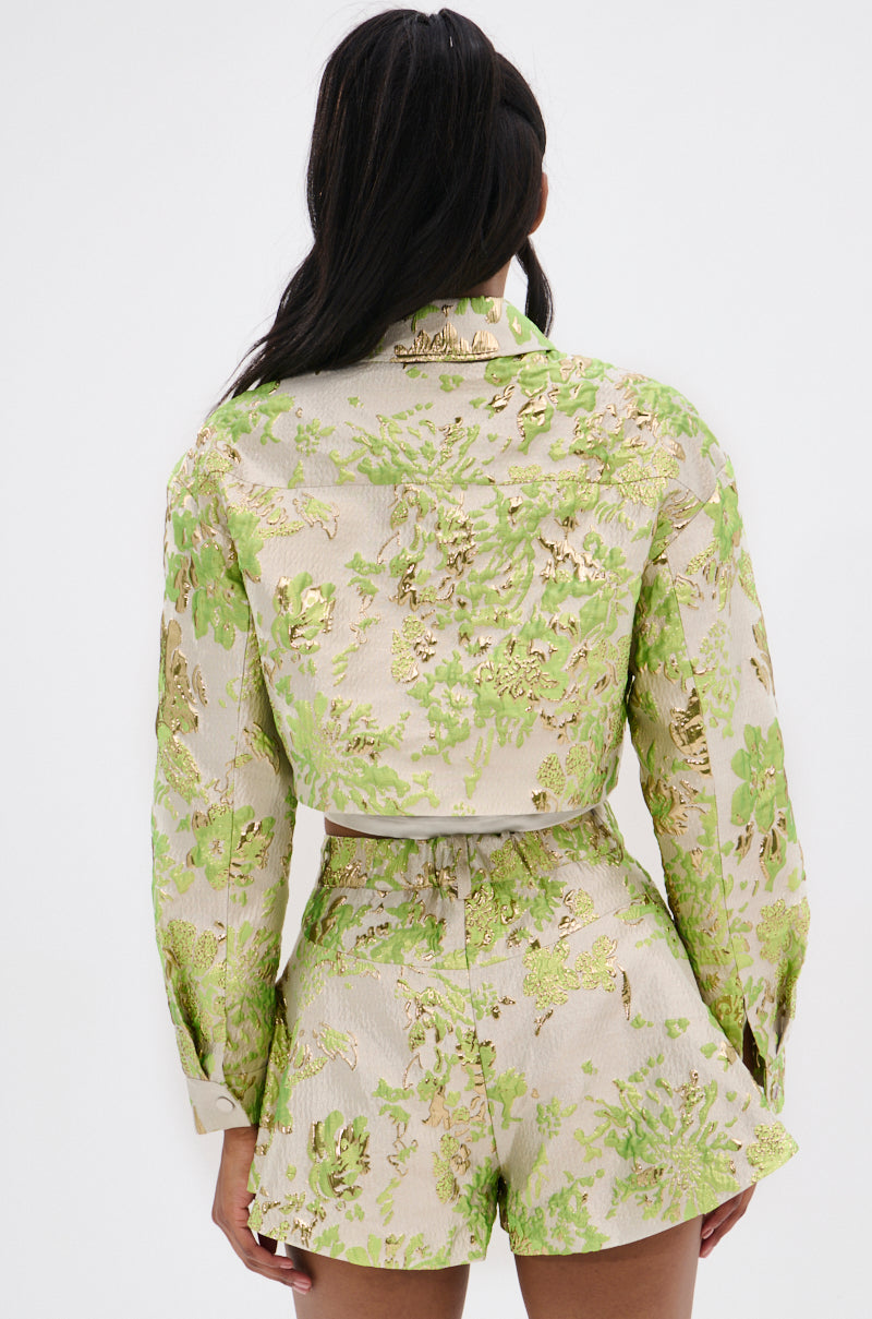 HOT SHOT BROCADE BOMBER