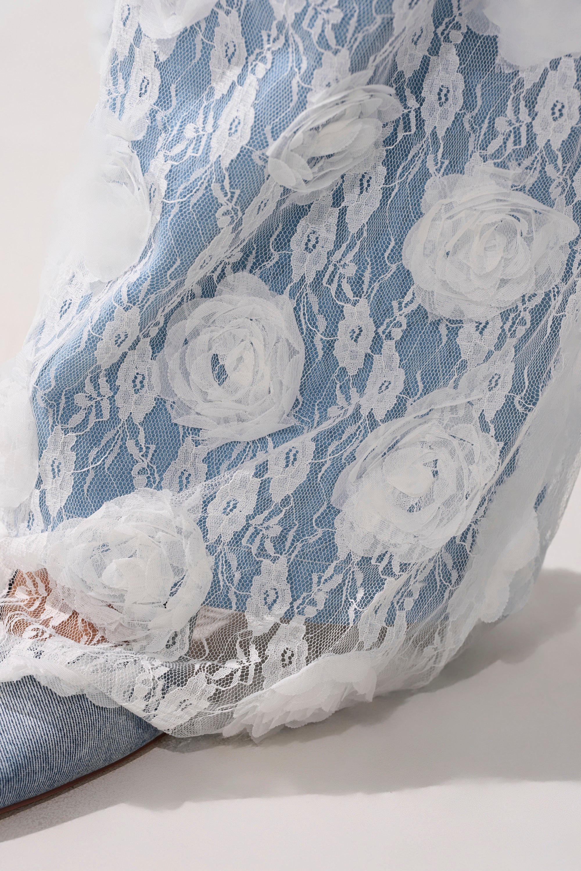 FOLLOW MY LEAD APPLIQUE WIDE LEG DENIM