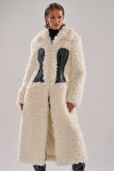 BUY ME ROSES CORSETED FUR COAT