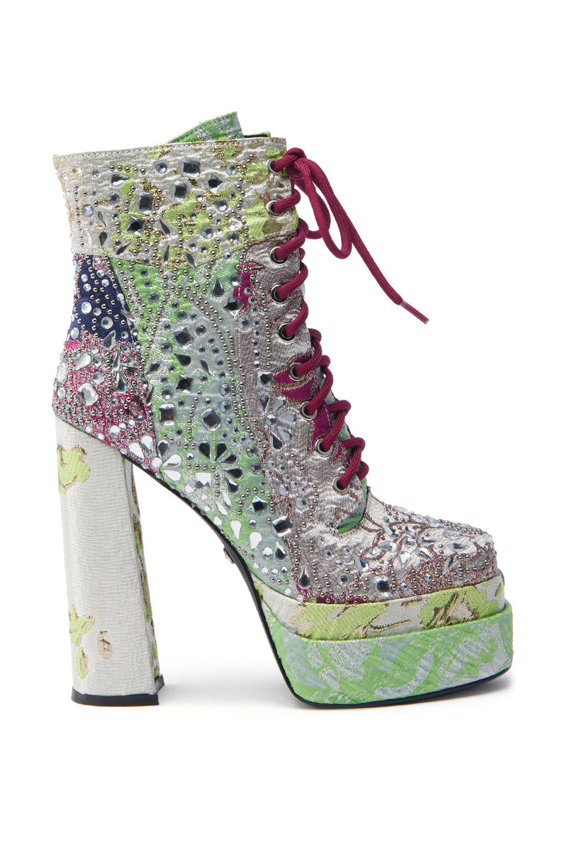 AZALEA WANG LILYBELL MULTI CHUNKY BOOTIE