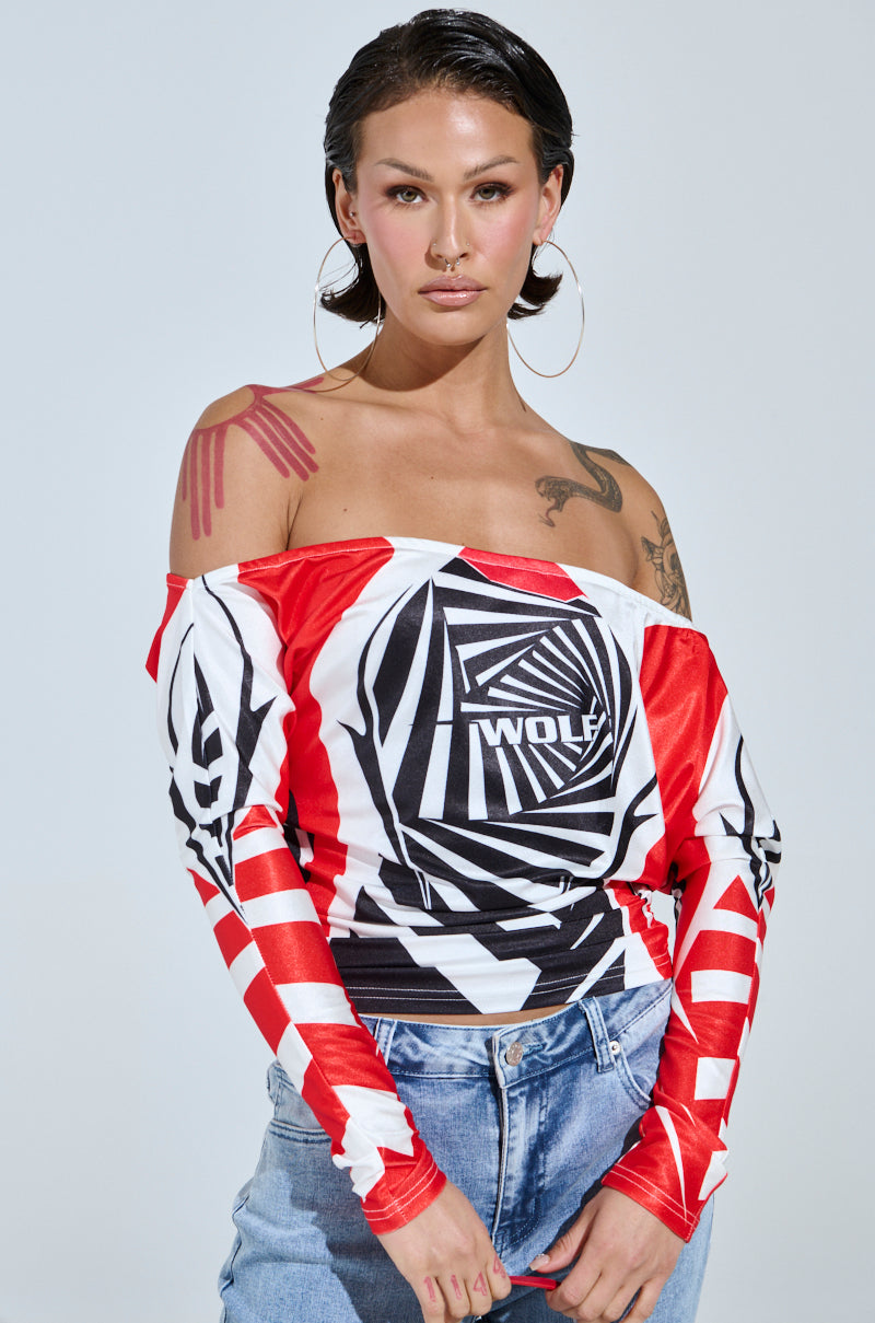 FOX RACING OFF THE SHOULDER LIGHT WEIGHT TEE